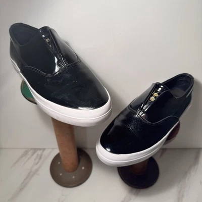 Zapatos de skate HUF Dylan Rieder sin cordones NEGRO CHAROL / TALLA 7 Foto 1 de 4
