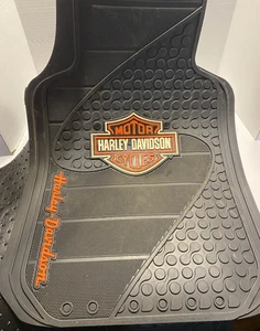 Harley Davidson Floor Mat WeatherPro Univ w/  Logo 4 Piece Floor Mats - Bild 1 von 9