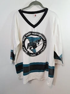 Pro Sport Vintage Muskegon Fury 5 Year Anniversary XL 1997 V-neck Raglan - Picture 1 of 6
