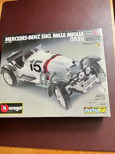 Unassembled Diecast Burago 1/18 Mercedes Benz SSKL Mille Miglia 1931 - Picture 1 of 4