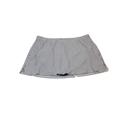 Cacique Swim Lane Bryant Blue & White Nautical Stripe Swim Skirt Sz: 22 - Image 1 of 4