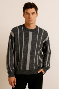 Pierre Balmain Monsieur Pure Wool Jumper Sz18 Quiet Luxury Knit Pullover Vtg - Picture 1 of 15