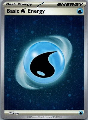 Basic Water Energy (Cosmos Holo) Holo Common SV01: Scarlet & Violet Base Set 003 - Image 1 of 2