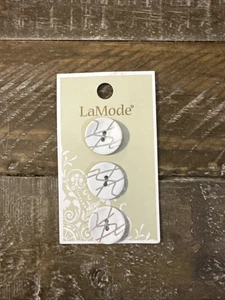 LaMode Buttons 3 Piece 11/16” - Picture 1 of 4