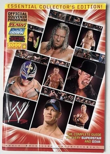 WWE 2009 RAW x SMACKDOWN x ECW Wrestling Program Magazine JOHN CENA cm punk - Imagen 1 de 8