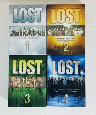 LOST Complete Seasons 1 2 3 4 ABC TV Series DVD Box Set Lot 1-4 TV Show - Image 1 of 2