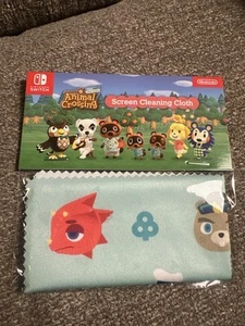 Nintendo Switch Animal Crossing New Horizons Screen Cleaning Cloth Promo Item - Picture 1 of 3