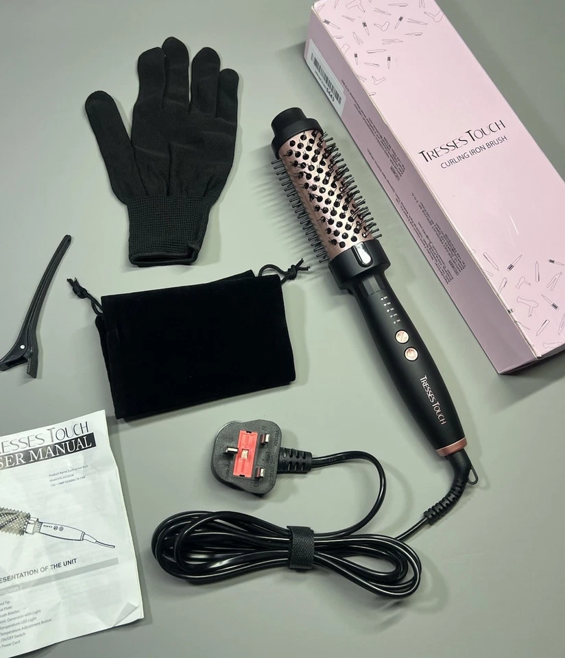 Hair Hot Thermal Brush Comb 38mm For Easy Natural Curls Straighten Root Volume - Image 1 of 4