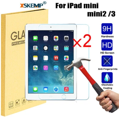 2PCS Screen Protector For iPad mini 6th 5th 4th 3rd 2nd 1st Tempered Glass Guard - Image 1 of 4