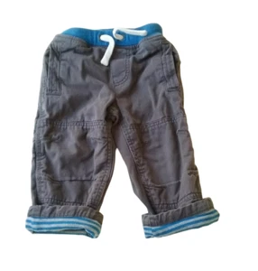 Boys Mini Boden Cargo Trousers - 2 Years Grey Lined - Picture 1 of 20