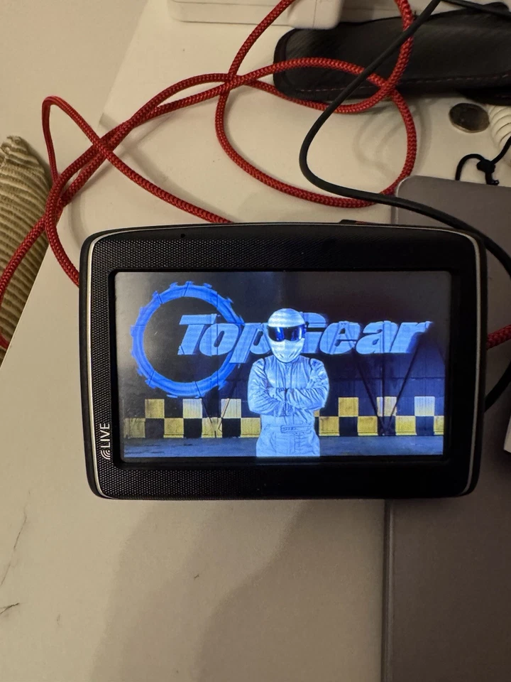 TomTom Go Live BBC TOPGEAR Sat-Nav - VERY RARE AND COLLECTIBLE, JEREMY CLARKSON - Image 1 of 2