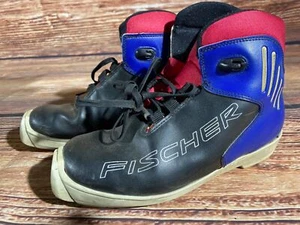 Fischer Kids Cross Country Ski Boots Size EU36 US4.5 SNS Profil F-587 - Picture 1 of 5