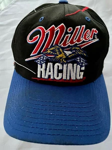 DE COLECCIÓN 1990 - WALLACE OXIDADO - MILLER RACING #2 NASCAR - CFS - SOMBRERO SNAPBACK - Imagen 1 de 11