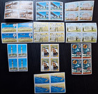 UAE Dubai 1970 MNH 40 Stamps Full Quartblocks Set Mi €148.00