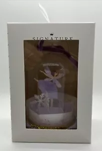 2024 Hallmark Signature Fairy Cloche Glass & Paper Christmas Tree Ornament NEW! - Picture 1 of 3