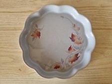 Piatto flangia scanalata o quiche modello vintage DENBY TWILIGHT 25 cm