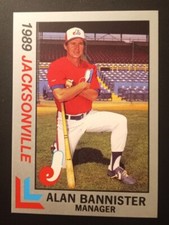 1989 Jacksonville Expos Platinum Alan Bannister #2 MANAGER