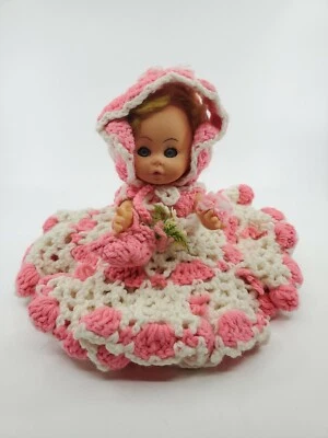 Niña de plástico de goma rara vintage de unas 8 pulgadas de alto Foto 1 de 4