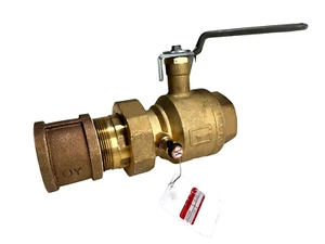 GRISWOLD CONTROLS QS3PP0RR Quickset 2" NPT Brass Balance Ball Valve, 105.2 Cv. - Picture 1 of 16