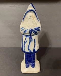 Vintage Eldreth Keramik Salzglasur Santa Alte Welt Weihnachtsmann 9 Zoll - Bild 1 von 10