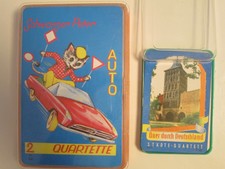 Quartett S&S seltene Großbox Auto / Schwarzer Peter, Dazu Quer durch Deutschland
