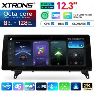 AUTORADIO ANDROID 8/128GB AUTO BMW X5 X6 E70 E71 2011-2013 NAVIGATORE CIC SYS - Immagine 1 di 4