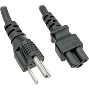 2m Power Cord - US 3 Pin Plug to C5 IEC Mains Lead Cable for USA 110V 3X18AWG - Picture 1 of 1