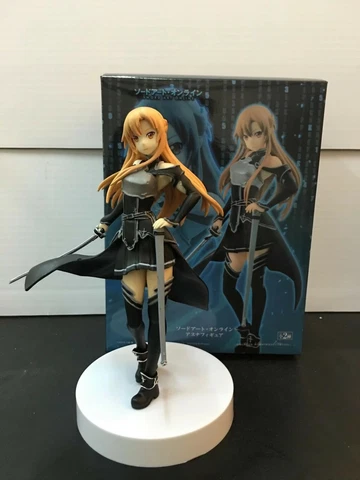 NO Box 18CM Sword Art Online Yuuki Asuna Stand Figure SAO Girl Collection Toys Cover
