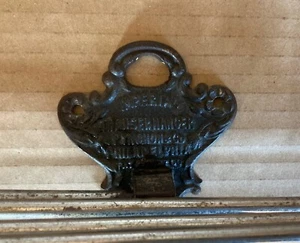 VINTAGE IMPERIAL TROUSER HANGER PYNCHON PHILADELPHIA ORIGINAL PIECE CAST IRON - Picture 1 of 3