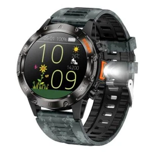 2025 Military Smart Watches for Men(Answer/Make Calls) Sport With LED Flashlight - Picture 1 of 28