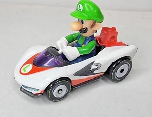 Hot Wheels Mario Kart Luigi P-Wing Die Cast Racer Nintendo 2019 Mattel Toy - Picture 1 of 6