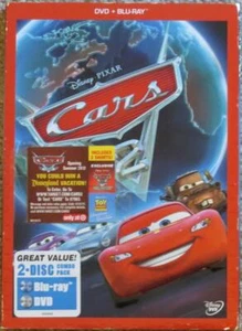CARS 2 DISNEY BLURAY & BLURAY W/SLIPCOVER - Picture 1 of 1