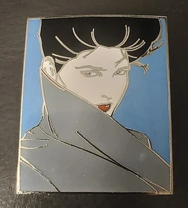 Vintage 1980s ACME Studio PATRICK NAGEL Limited Edition Enamel Brooch #01 - Picture 1 of 2