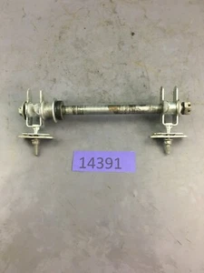 1993 Suzuki Bandit GSF400 GSF 400 Rear Axle Bolt Spacer Tensioners ADJUSTERS - Picture 1 of 3