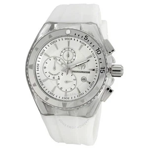 TECHNOMARINE Cruise Original 110049 White Rubber Strap Mens Watch - Picture 1 of 1