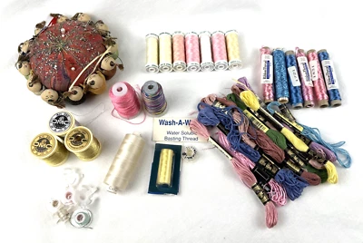 Machine & Hand Embroidery, Sewing Thread + YLI Mettler DMC Madeira +, Free Ship - Image 1 of 4