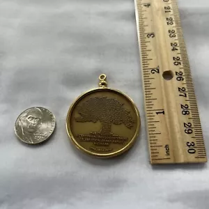 Vintage 1976 Coin Pendant celebrating the Bicentennial Sesquicentennial MI - Picture 1 of 5