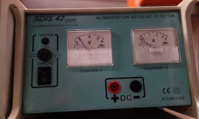 Alimentación Eléctrica ATOMELEC AS100 DC 12.5V 12 A Sector 230V. - Imagen 1 de 3