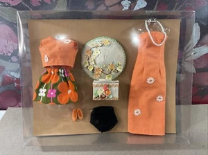 Vintage Barbie TRESSY Bild Lilli OOAK Mix N Match Tangerine Flower Party - Picture 1 of 16