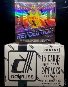 2015-16 Panini Revolution Hobby + Donruss FAT Pack Box - Nikola Jokic Prizm RC ? - Picture 1 of 23
