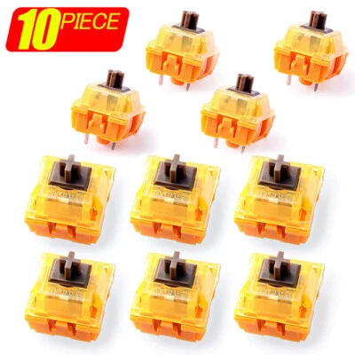  TTC Golden Brown Switch V2 Backlit Keyboard 3pin RGB SMD Haptic MX Clone - Image 1 of 4