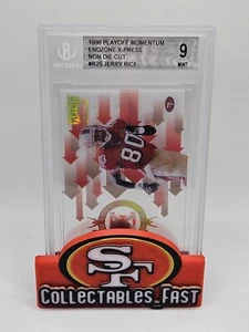 Jerry Rice 1998 Playoff Momentum Endzone X-PRESS BGS 9 - Picture 1 of 9