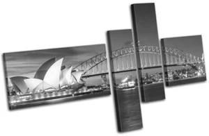 Sydney Skyline Hafen Opernhaus Stadt MULTI LEINWANDBILD WANDBILD Bild Druck - Bild 1 von 1