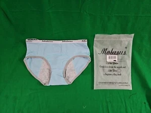 Molasus Period Underwear Teen Size Large Cotton Leakproof Menstrual Panty 1 Pair - Picture 1 of 6