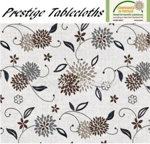 Floral Damask PVC Vinyl Wipe Clean Tablecloth - ALL SIZES - Code: F1016-1 - Picture 1 of 1