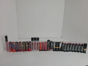 NEW! Mix Lot of 28 Lipsticks Almay Revlon Wet n' Wild Physician's Formula Nuance - Picture 1 of 12