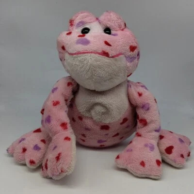 Webkinz Love Frog HM144 No Code Retired Plush Stuffed Animal GANZ - Image 1 of 4