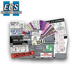 1969 Ford Mustang Boss 302 Decal Package Factory EXACT NOS Quality - Bild 1 von 1