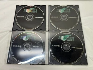 Final Fantasy VII 7 Original 1998 Trapezoid Square Soft Eidos PC Discs Only - Picture 1 of 2