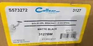 (10 Pack) Coffman 3127, S573272 Premium 2 3/4" Handrail Bracket, Matte Black - Picture 1 of 2